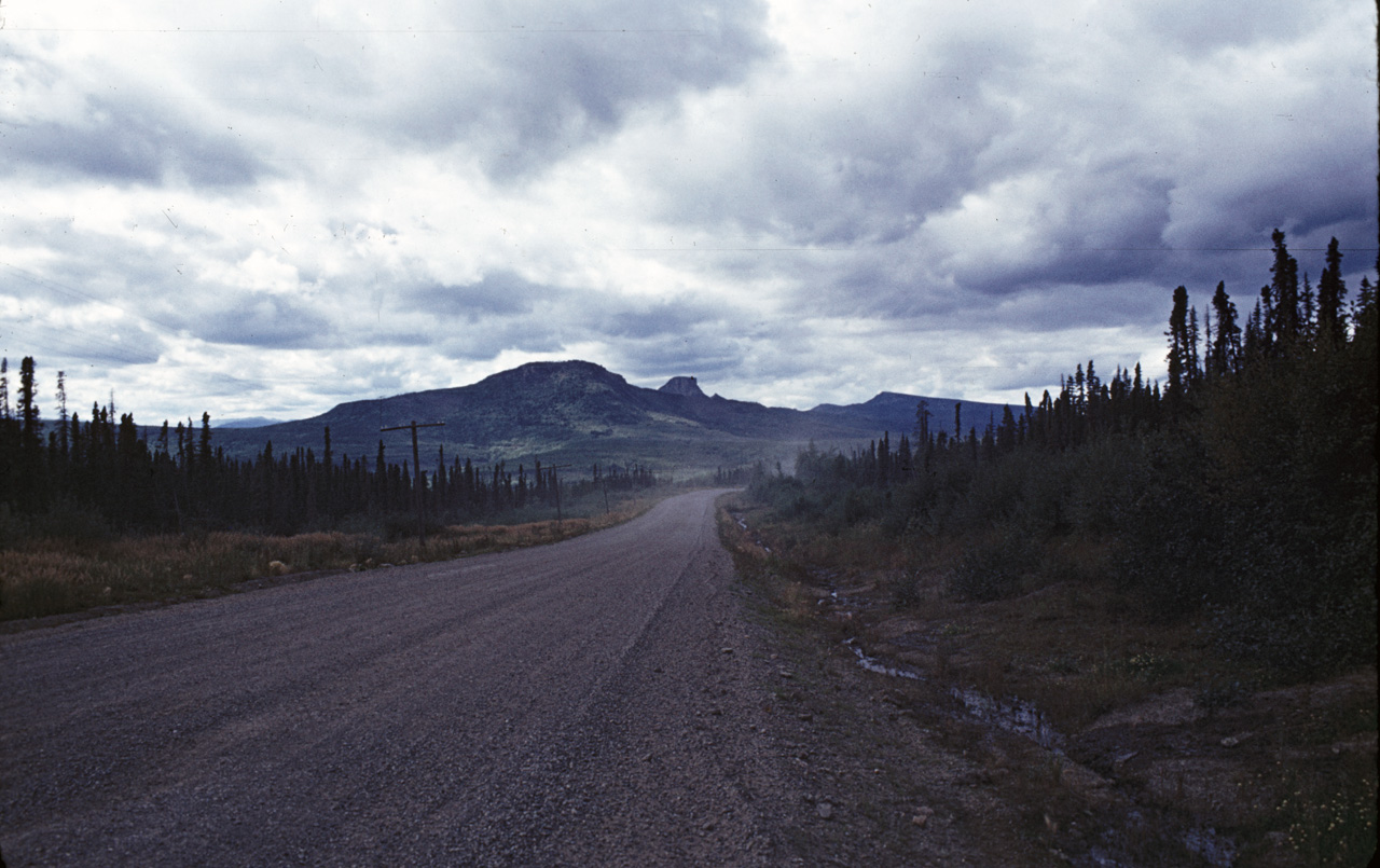 72-09-01, 014, Alaska Highway, 357 mi, British Columbia, Ca