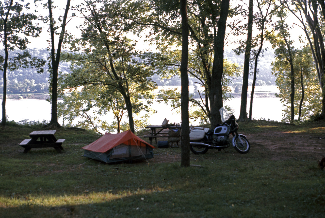 75-07-02, 013, Campsite along Ohio River in Indiana